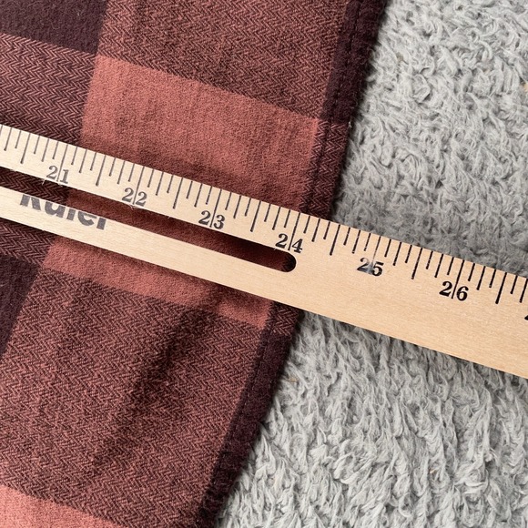 Carhartt Shirt Womens Small Red Plaid Flannel Loose Fit Workwear Rugged Flex - Picture 6 of 11